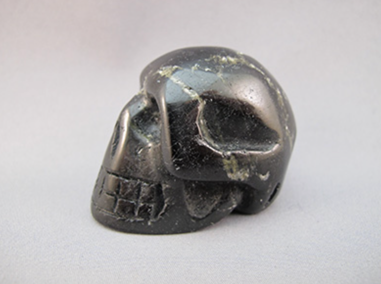 A-BT-M-110 : Adoption Black Tourmaline Crystal Skull