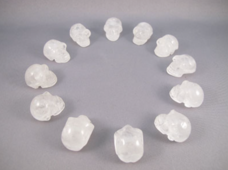 A-CS-12 : Adoption Quartz 12 Crystal Skulls Set