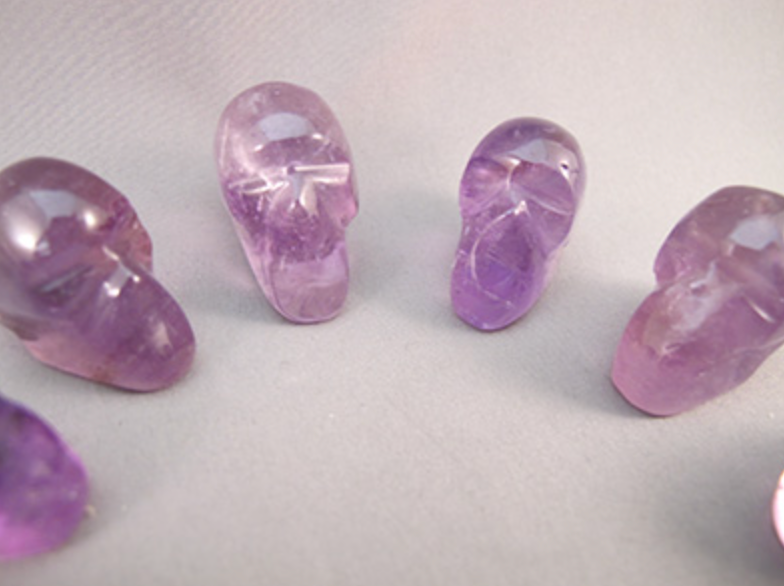 A-CS-12-AM : Adoption Ametrine 12 Crystal Skulls Set
