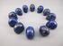A-CS-12-BL : Adoption Lapis 12 Crystal Skulls Set