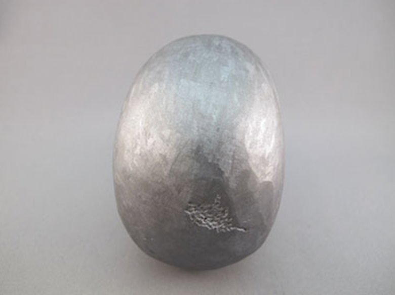 ES-L-455-s : Silver-Vein Elemental Silica Crystal Skull