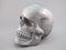 ES-L-455-s : Silver-Vein Elemental Silica Crystal Skull