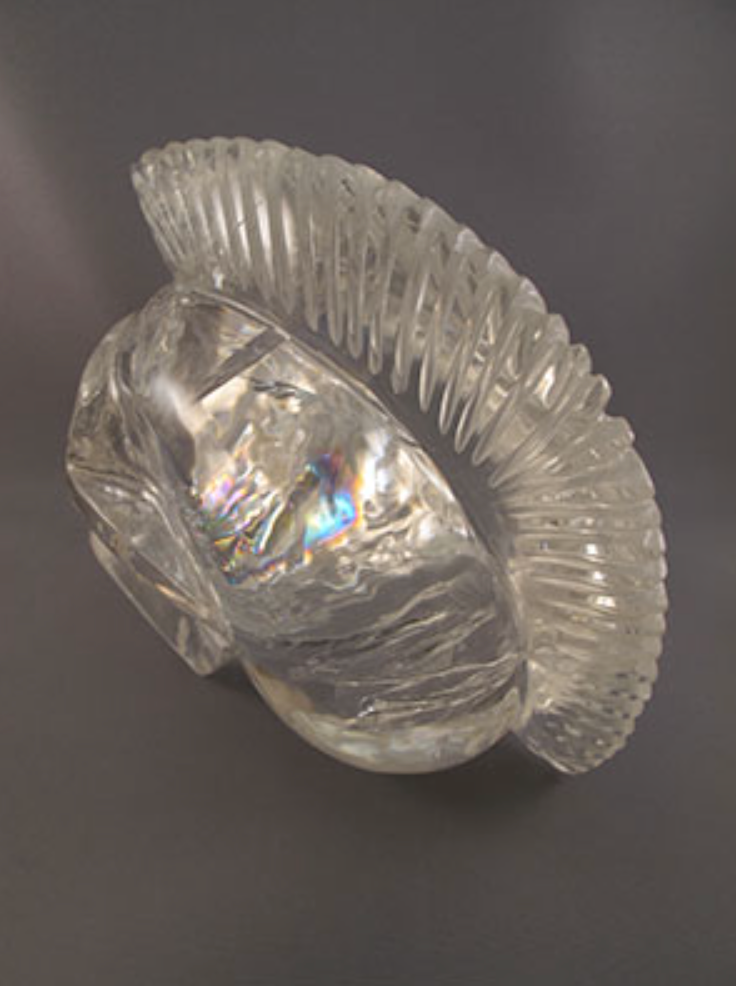 ACS-Q-3350-b : Brave Quartz Crystal Skull