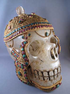 HQ-L-5031 : Jewel-Encrusted Tibetan Crystal Skull
