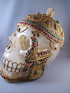 HQ-L-5031 : Jewel-Encrusted Tibetan Crystal Skull