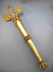 T-W-555 : Tibetan Crystal Skull Scepter Wand