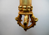 T-W-550 : Fire Gold Himalayan Crystal Skull Scepter Wand