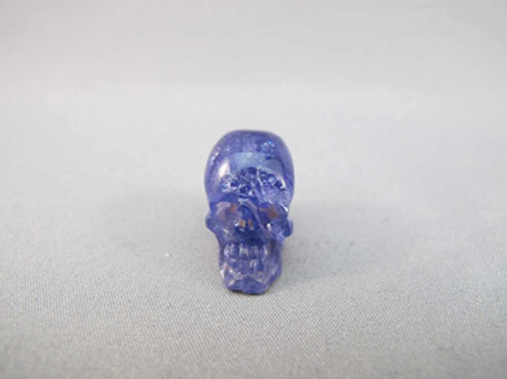 TAN-M-05.9 : Tanzanite Crystal Skull