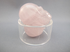 SQR-H2H-50 : Heart 2 Heart  Star Rose Quartz Twin Crystal Skull