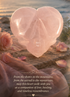 QR-H2H-50-mm : Mary Magdalene Journey Heart 2 Heart  Rose Quartz Twin Crystal Skull