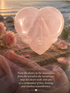 QR-H2H-50-mm : Mary Magdalene Journey Heart 2 Heart  Rose Quartz Twin Crystal Skull