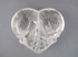 Q-H2H-50-p-r : Heart 2 Heart  Rutilated Quartz Twin Crystal Skull