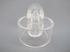 Q-H2H-50-p-r : Heart 2 Heart  Rutilated Quartz Twin Crystal Skull
