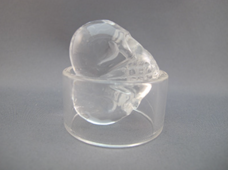 ASC-Q-H2H-50 : Heart 2 Heart Ascension Quartz Crystal Skull