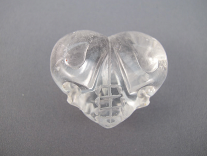 Q-H2H-50 : Heart 2 Heart Quartz Crystal Skull