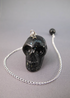 PD-N-21 : Nuummite Crystal Skull Pendulum