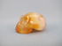 CR-S-25-m : Mayan-Style Carnelian with Chalcedony Crystal Skull