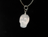 SP-1-SL : Selenite Crystal Skull Pendant (small)