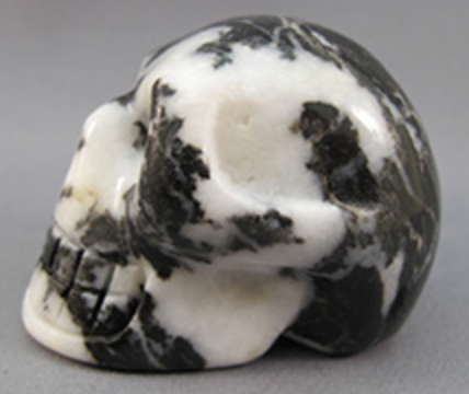 ZJ-S-90 : Zebra Jasper Crystal Skull
