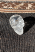 J-Q-Q : Q'ero Light Infused Quartz Crystal Skull Drilled Pendant