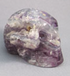 A-F-S-80-pb : 1.9" Adoption Purple & Blue Fluorite Crystal Skull